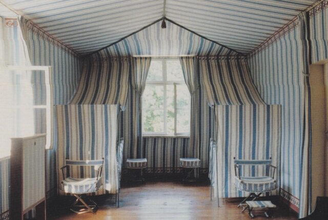 The Tent Room at Charlottenhof, the summer retreat crafted by architect Karl Friedrich Schinkel for Crown Prince Frederick William