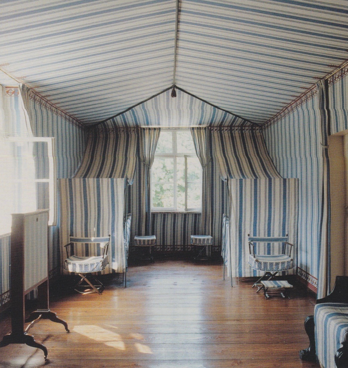 The Tent Room at Charlottenhof, the summer retreat crafted by architect Karl Friedrich Schinkel for Crown Prince Frederick William 